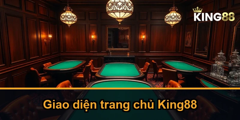 KING88 258 Logo và giao diện tổng quan trang chủ Hệ thống - minh họa vị thế thương hiệu
