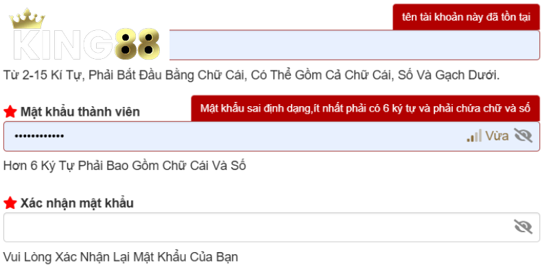 Cách đăng ký King88 chi tiết từng bước dành cho người chơi